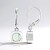 Orecchini in argento con Quarzo Moonlight (MONOSONO COLLECTION)