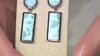 Pendientes en plata con Larimar
