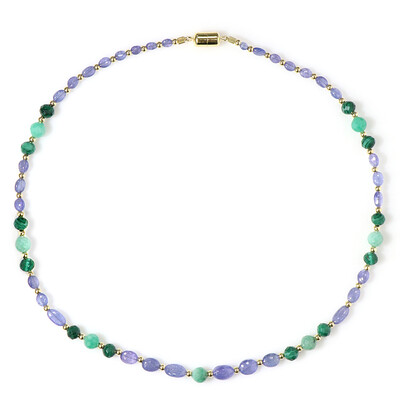 Collier en argent et Tanzanite (Adela Silber)