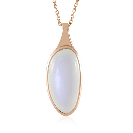 Weißer Mondstein-Silberhalskette (KM by Juwelo)