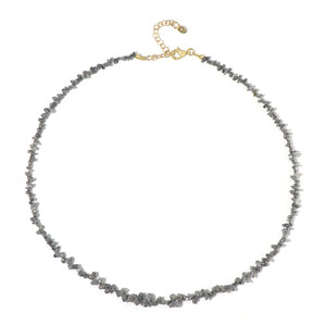 Collar en plata con Diamante plateado