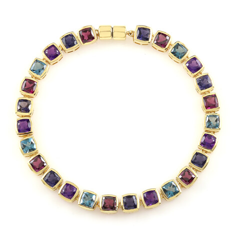 Edelstein-Silberarmband (KM by Juwelo)