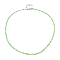 Collar en plata con Tsavorita Kenia