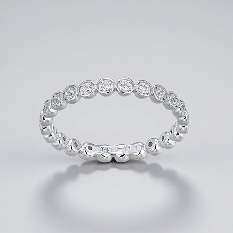 Anello in argento con Zircone (Adela Silber)