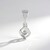 Ciondolo in argento con Diamante I3 (I)