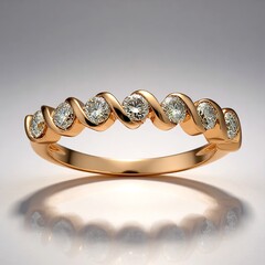 Anello in oro con Diamante Rose de France SI1 di Argyle (Annette)