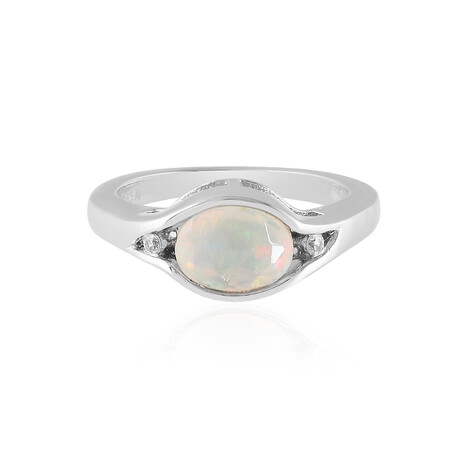 Anillo en plata con Ópalo de Welo