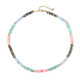 Collar en plata con Ópalo rosa