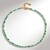 Collana in argento con Smeraldo Brasiliano