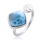 Larimar-Silberring
