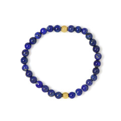 Armband met lapis lazulistenen