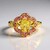 Anello in argento con Berillo Giallo