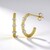 Boucles d'oreilles en or et Diamant I4 (J) (Ornaments by de Melo)