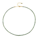 Collar en plata con Zafiro verde