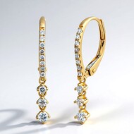 Orecchini in oro con Diamante SI2 (H) (CIRARI)