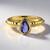 Anello in argento con Tanzanite