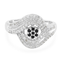 Anello in argento con Spinello Nero