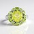 Anello in argento con Quarzo Ouro Verde