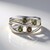 Anello in argento con Granato Cangiante