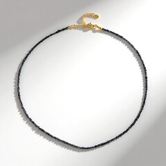 Collana in argento con Diamante Nero