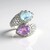 Anello in argento con Ametista Rose de France