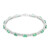 Sambia-Smaragd-Silberarmband