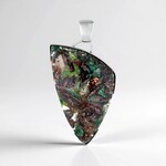 Ciondolo in argento con Calcedonio Venus