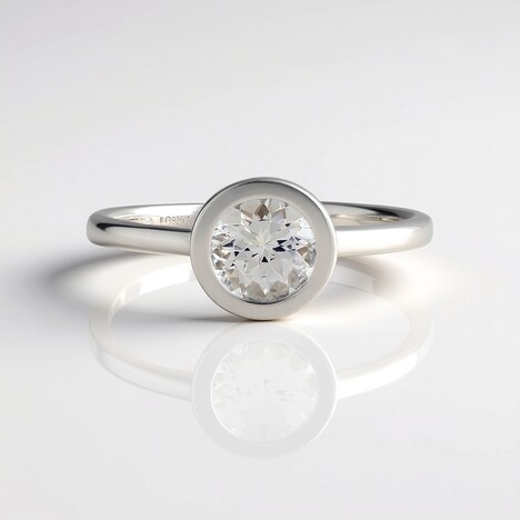Anello in argento con Danburite
