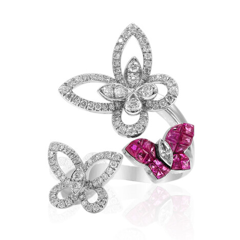 18K SI2 (H) Diamond Gold Ring (Estée Collection)