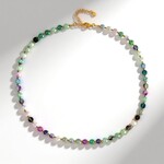 Collana in argento con Fluorite