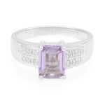 Bolivianischer Amethyst-Herren-Silberring