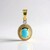 Pendentif en argent et Turquoise Sleeping Beauty