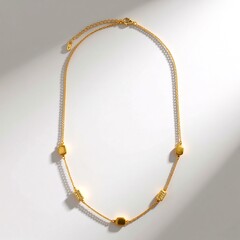 Collana in argento con Ambra Milky Baltica