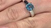 Zilveren ring met een Marambaia-topaas