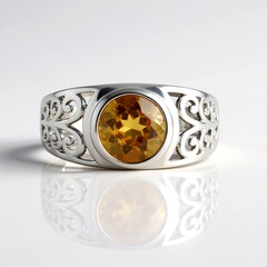 Anello in argento con Scapolite