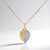 Collana in argento con Diamante I3 (I)