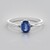 Anello in argento con Cianite