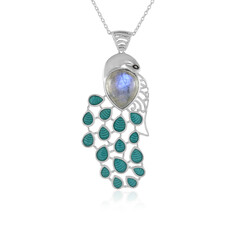 Collana in argento con Labradorite Blu Maniry (Adela Silber)