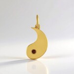 Ciondolo in argento con Granato Mozambico