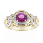 Pinkfarbener Saphir-Goldring (Rifkind 1894 Collection)