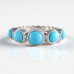 Anello in argento con Turchese Sleeping Beauty (de Melo Essence)