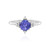Anello in argento con Tanzanite