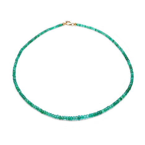 Collier en or et Emeraude de Zambie