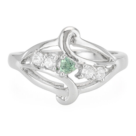 Anillo en plata con Alejandrita de Brasil