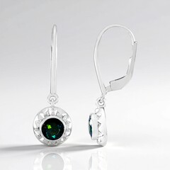 Orecchini in argento con Opale Mezezo (de Melo Essence)