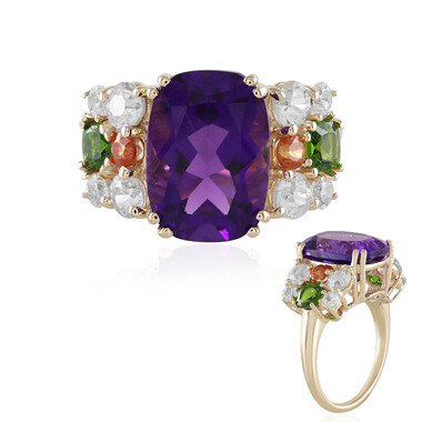 Sibirischer Amethyst-Goldring (Adela Gold)