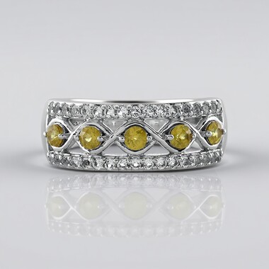 Anello in argento con Sfene
