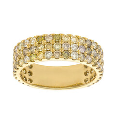 Gouden ring met I1 Sierlijke diamant (CIRARI)