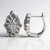 Orecchini in argento con Diamante I2 (J) (Annette classic)