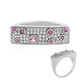 Anello in argento con Tormalina Rosa Brasiliana